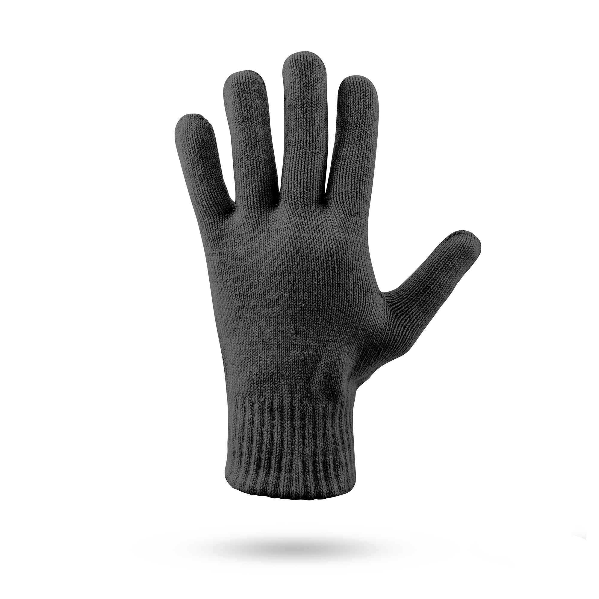 Schutzhandschuh unbeschichtet schwarz 