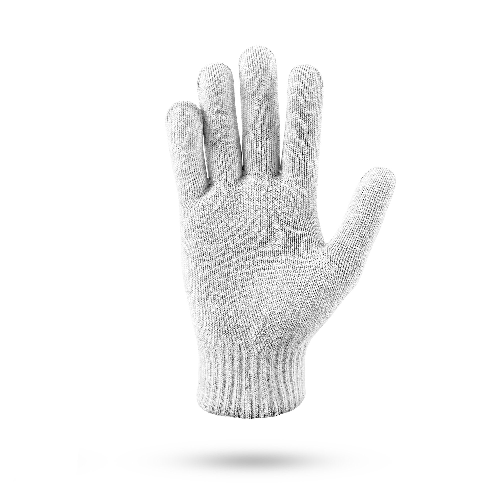 Schutzhandschuh unbeschichtet weiß 